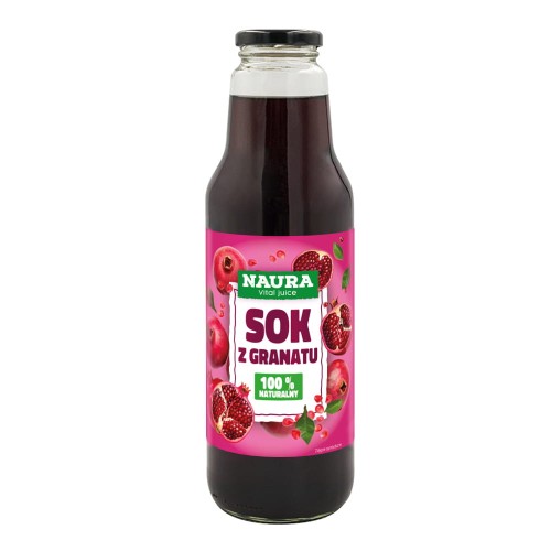 Sok z granatu bez dodatku cukru 750 ml