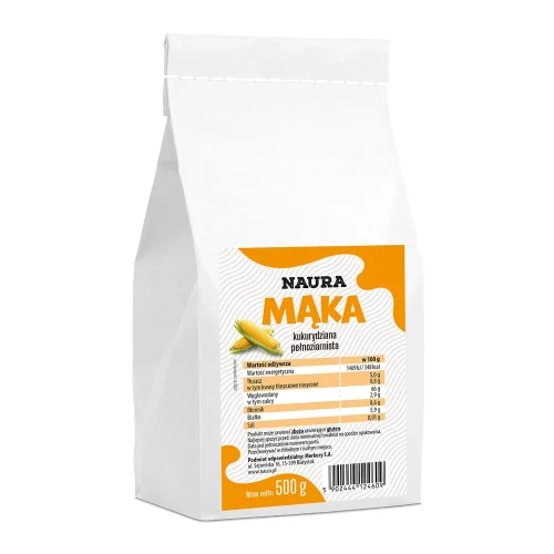 Mąka kukurydziana pełnoziarnista 500 g