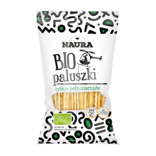 Paluszki żytnie pełnoziarniste BIO 45 g