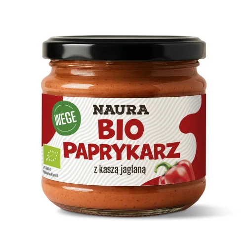 Paprykarz z kaszą jaglaną wegański BIO 190 g