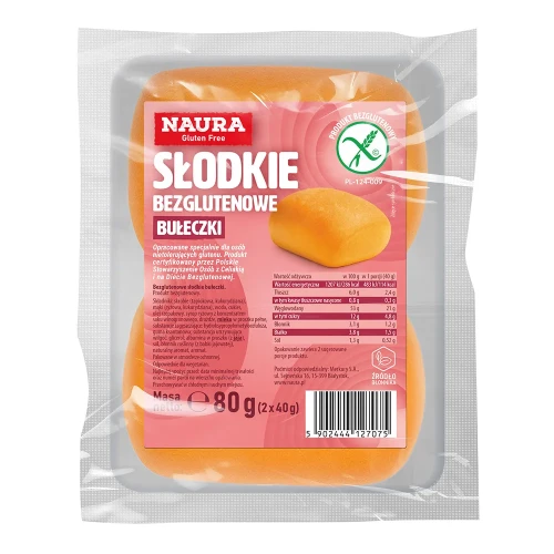 Bułeczki bezglutenowe słodkie 80g
