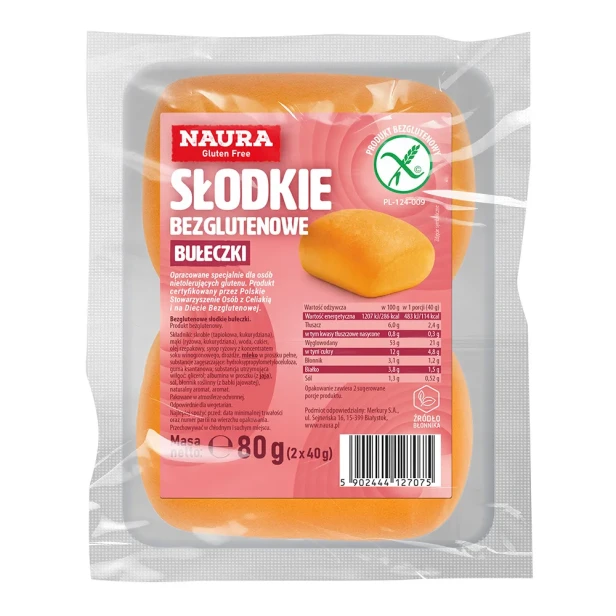 Bułeczki bezglutenowe słodkie 80g