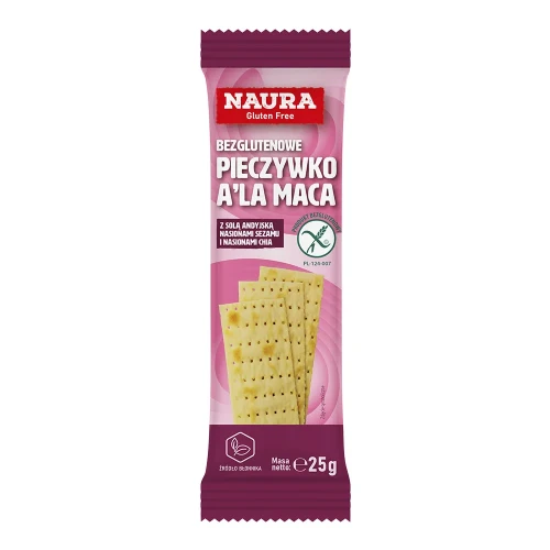 Pieczywko chrupkie z solą andyjską, nasionami sezamu