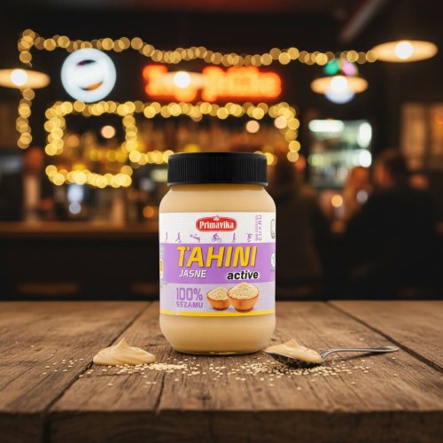 Tahini Active jasne 100% sezamu 460 g