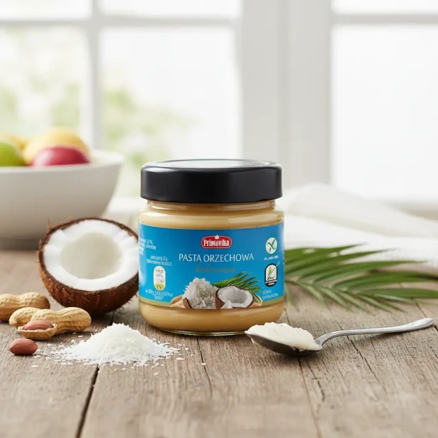 Pasta orzechowa kokosowa bezglutenowa 190 g