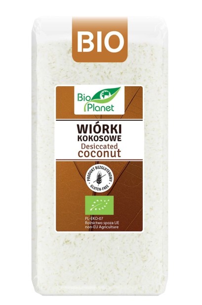 Wiórki kokosowe bezglutenowe BIO 200g