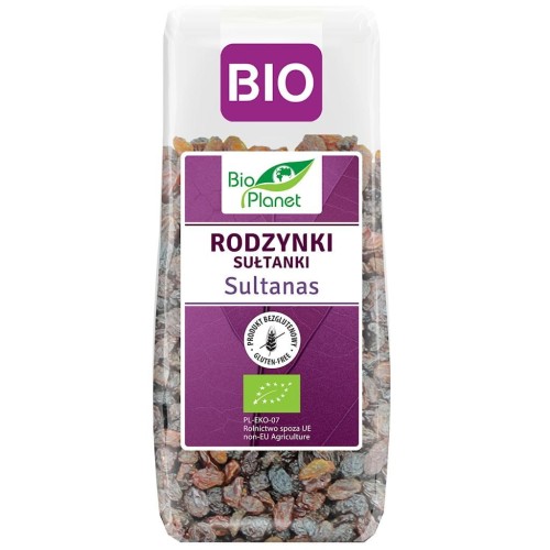 Rodzynki sułtanki bezglutenowe BIO 200g