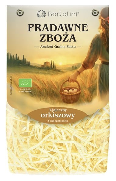 Makaron orkiszowy 3-jajeczny krajanka średnia BIO 250g