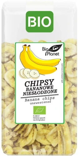 Chipsy bananowe niesłodzone BIO 150g