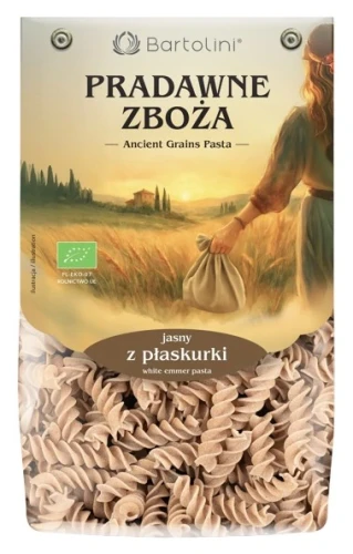 Makaron z płaskurki jasny świderek nr 5 BIO 250g