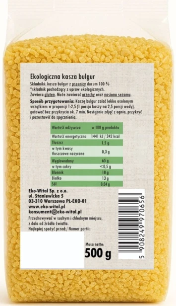 Kasza bulgur BIO 500 g