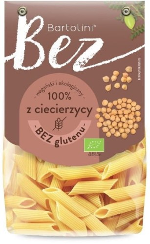 Makaron z ciecierzycy penne BEZGLUTENOWY BIO 250g
