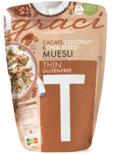 Musli funkcjonalne Thin bezglutenowe 400 g
