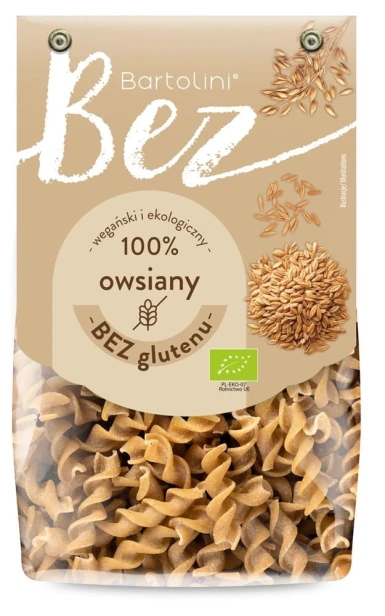 Makaron owsiany świderek bezglutenowy BIO 250g